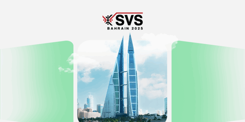 Valetax team receiving awards and engaging with visitors at the Smart Vision Summit Bahrain 2025, showcasing the company’s achievements and regional growth.